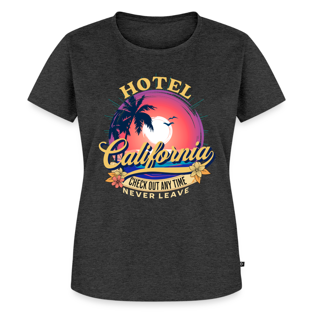 Hotel California Sunset Ladies T-Shirt - heather anthracite