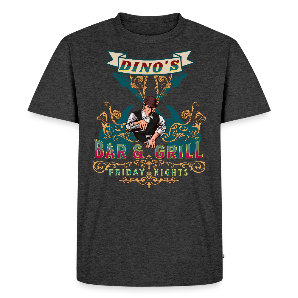 Dino's Bar & Grill T-Shirt - heather anthracite