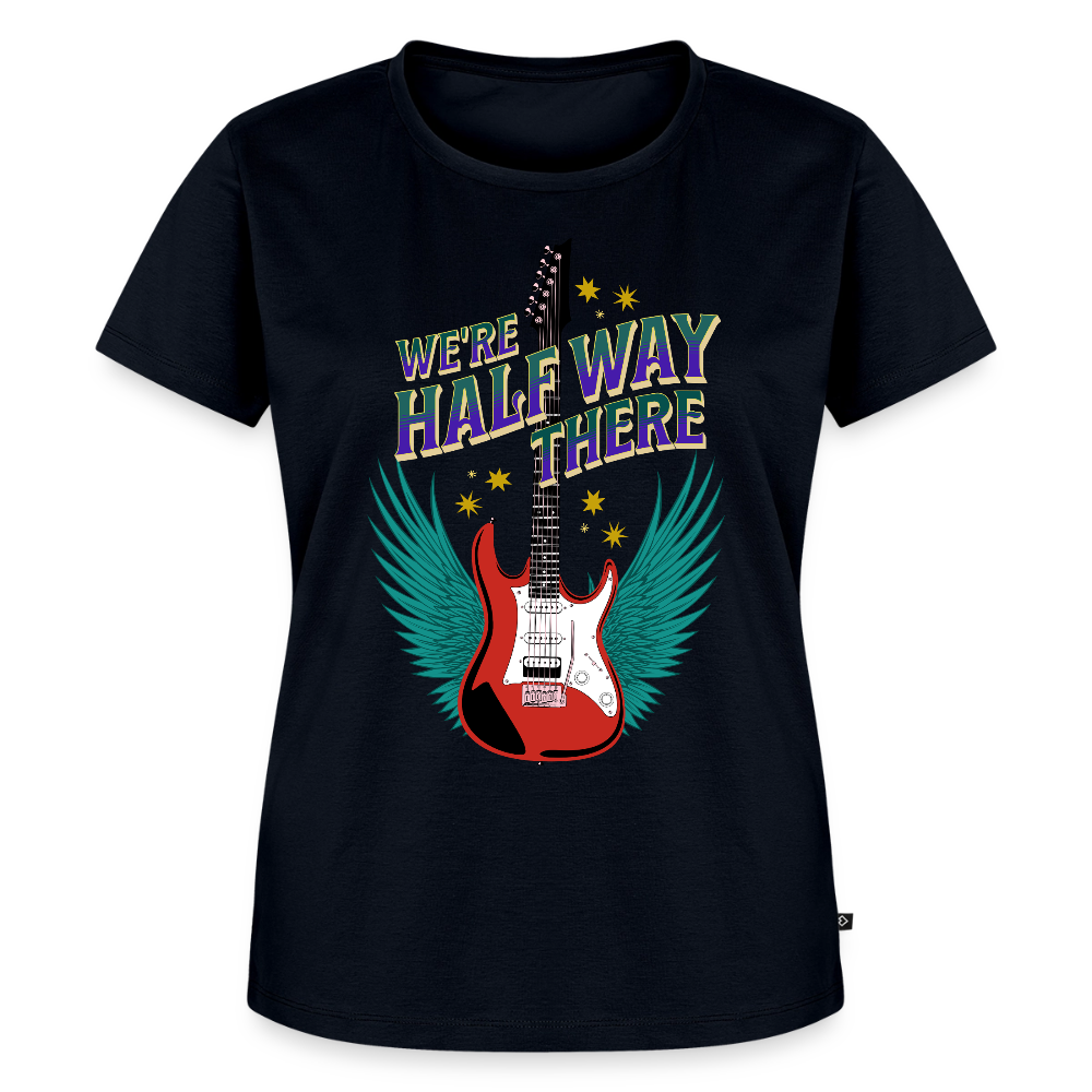Half Way There Ladies T-Shirt - navy