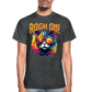 Rock On! Cat T-Shirt - deep heather