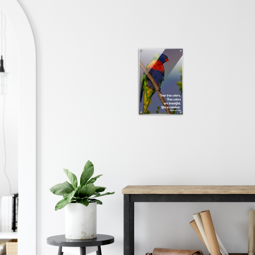 Your True Colors - Lyric Quote Gelato