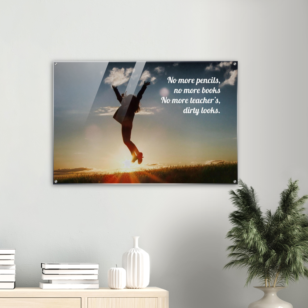 No More Pencils - Lyric Quote Gelato