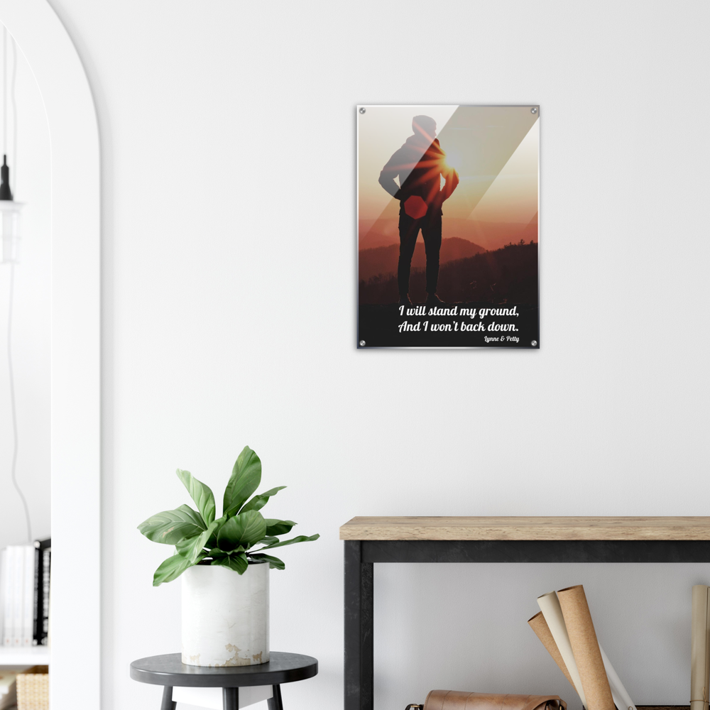 Stand My Ground - Lyric Quote Gelato