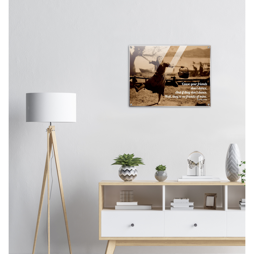 Friends Don’t Dance – Lyric Quote Gelato