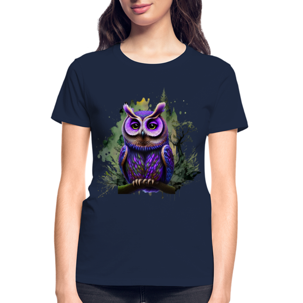 Owl In Forest T-Shirt SPOD
