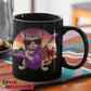 Kitten Rocker Black Mug CustomCat