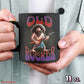 Old Rocker Caveman Black Mug CustomCat