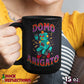 Domo Arigato Black Mug CustomCat