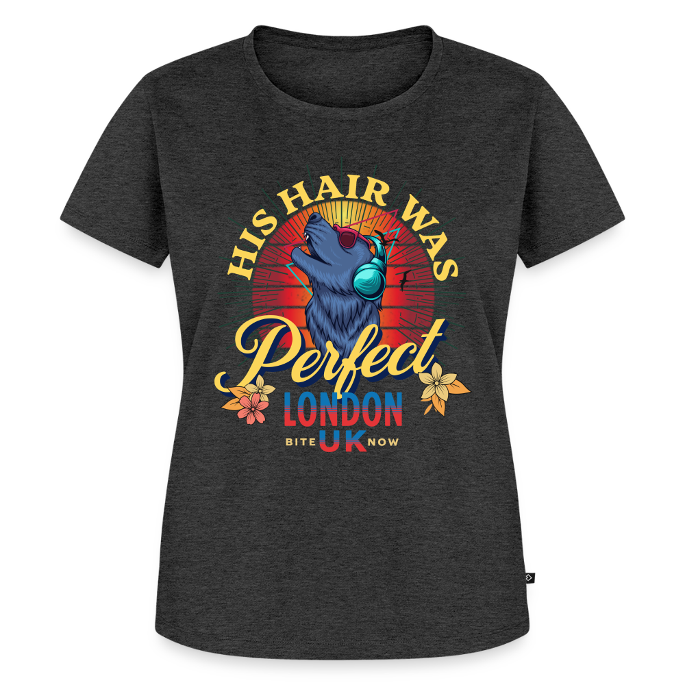 Werewolf Hair Was Perfect Ladies T-Shirt - heather anthracite