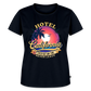 Hotel California Sunset Ladies T-Shirt - navy