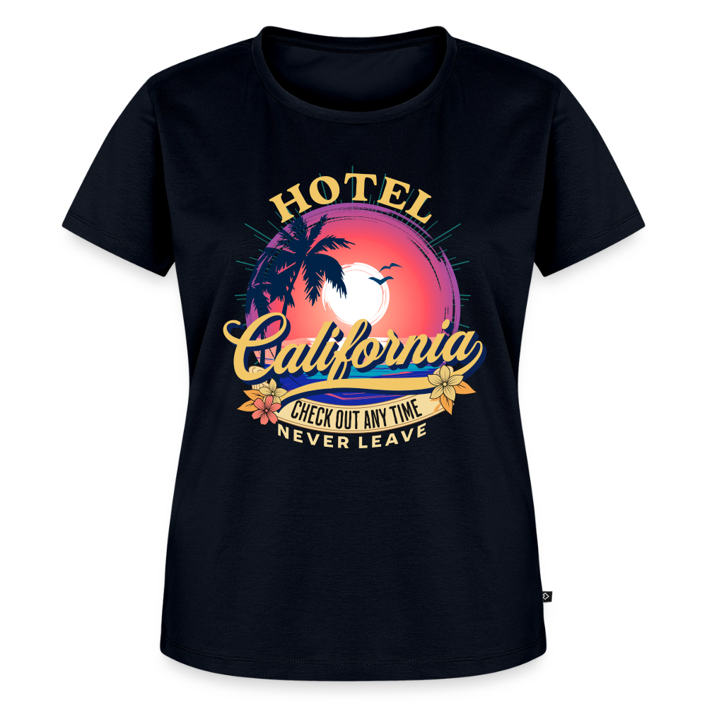 Hotel California Sunset Ladies T-Shirt - navy