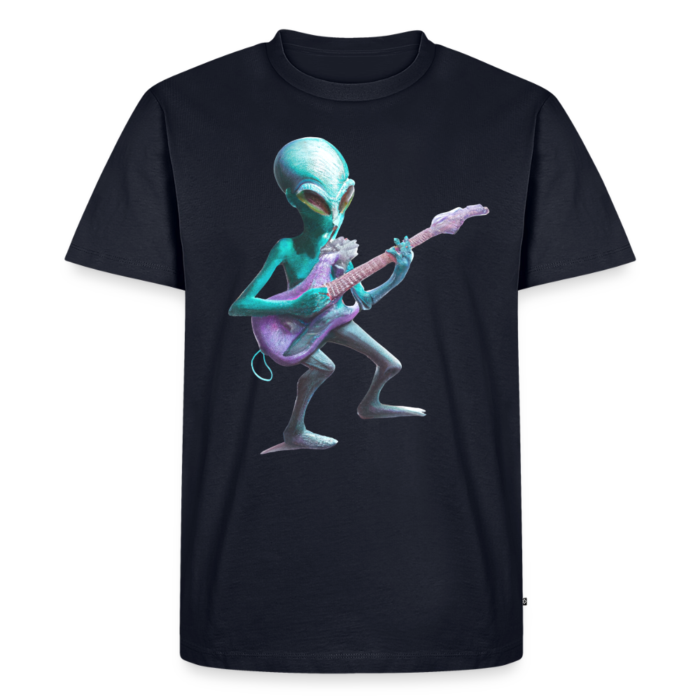 Alien Guitarist T-Shirt - navy