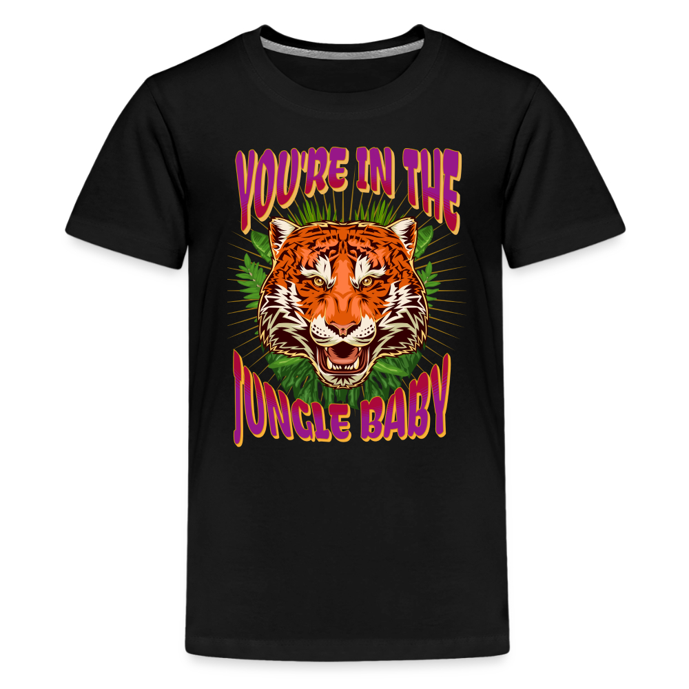 You're In The Jungle Youth T-Shirt - black
