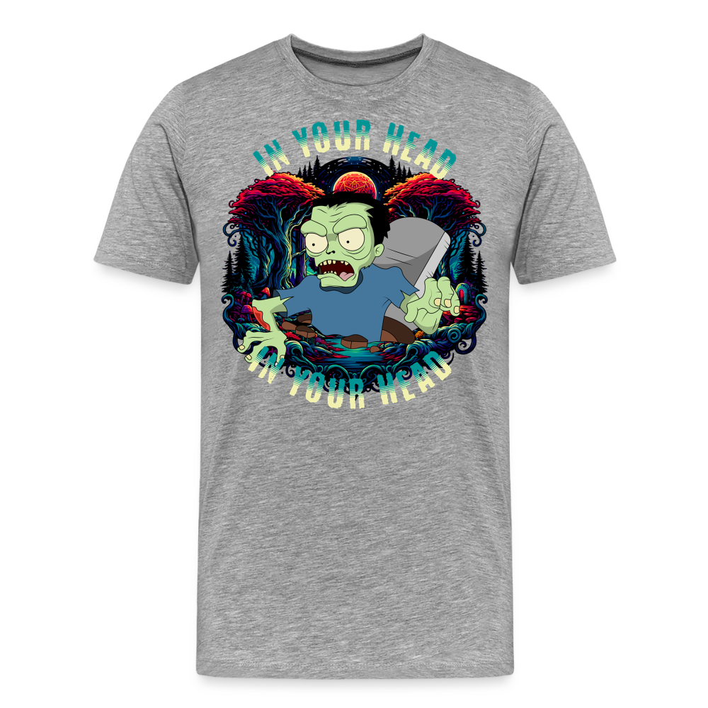 Zombie - In Your Head T-Shirt - heather gray