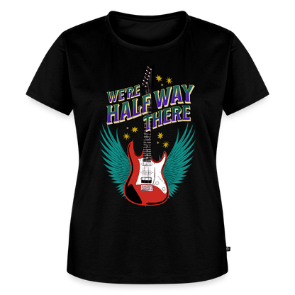 Half Way There Ladies T-Shirt - black
