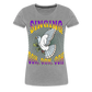 White Winged Dove Singing Ladies T-Shirt - heather gray