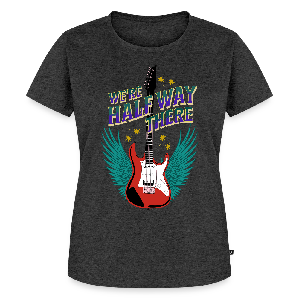 Half Way There Ladies T-Shirt - heather anthracite
