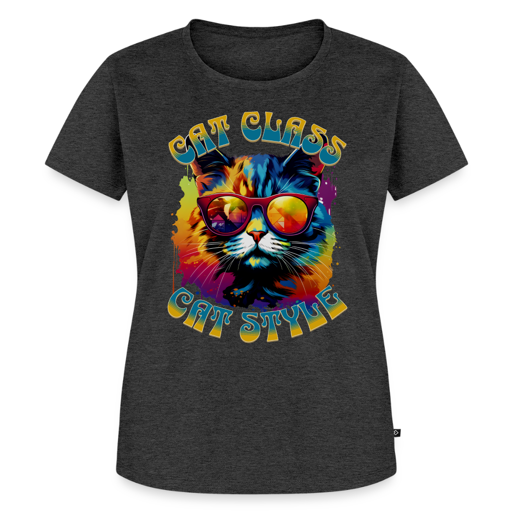 Got Cat Class 1 Ladies T-Shirt - heather anthracite