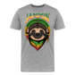 Jammin' Reggae Sloth T-Shirt - heather gray