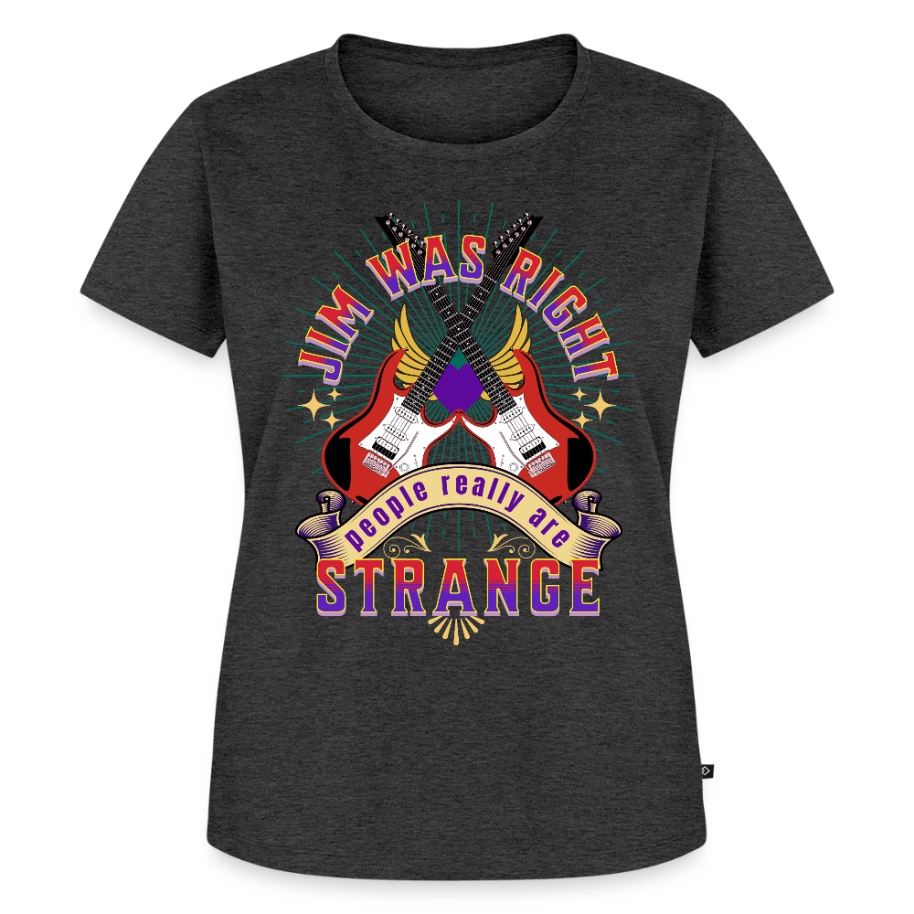 Jim Was Right Ladies T-Shirt - heather anthracite