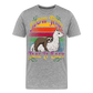 Slow Ride Sloth & Llama T-Shirt - heather gray