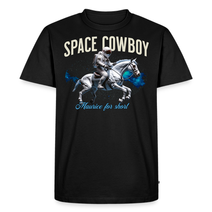 Space Cowboy Astronaut T-Shirt - black