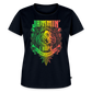 Jammin' Reggae Lion Ladies T-Shirt - navy