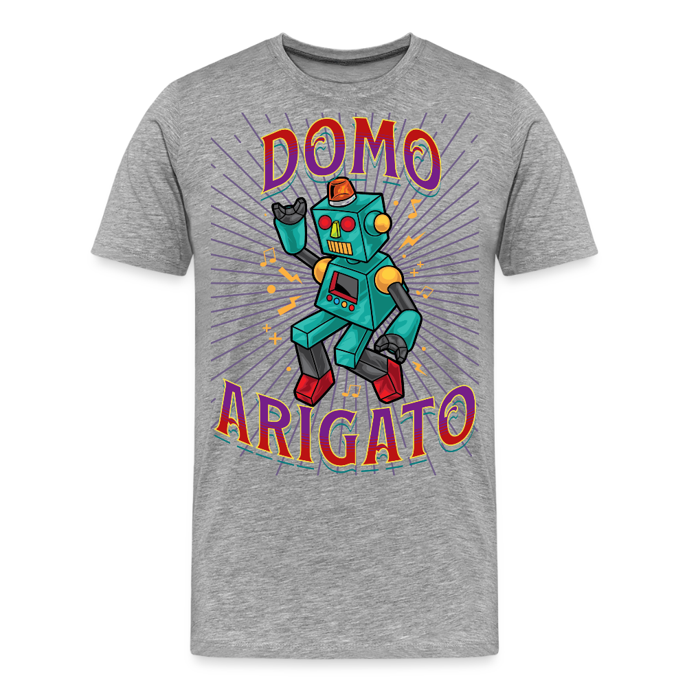 Domo Arigato T-Shirt - heather gray