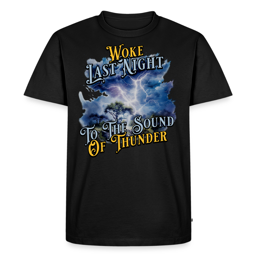 Woke Last Night T-Shirt - black