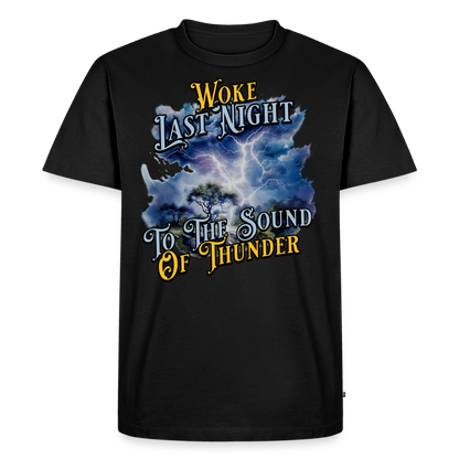 Woke Last Night T-Shirt - black