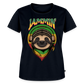 Jammin' Reggae Sloth Ladies T-Shirt - navy