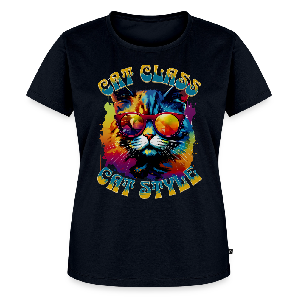 Got Cat Class 1 Ladies T-Shirt - navy