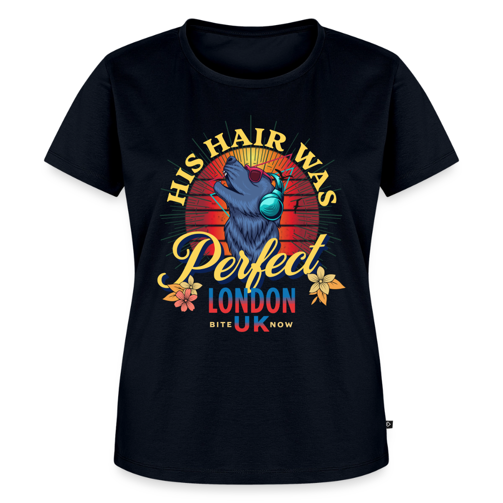 Werewolf Hair Was Perfect Ladies T-Shirt - navy