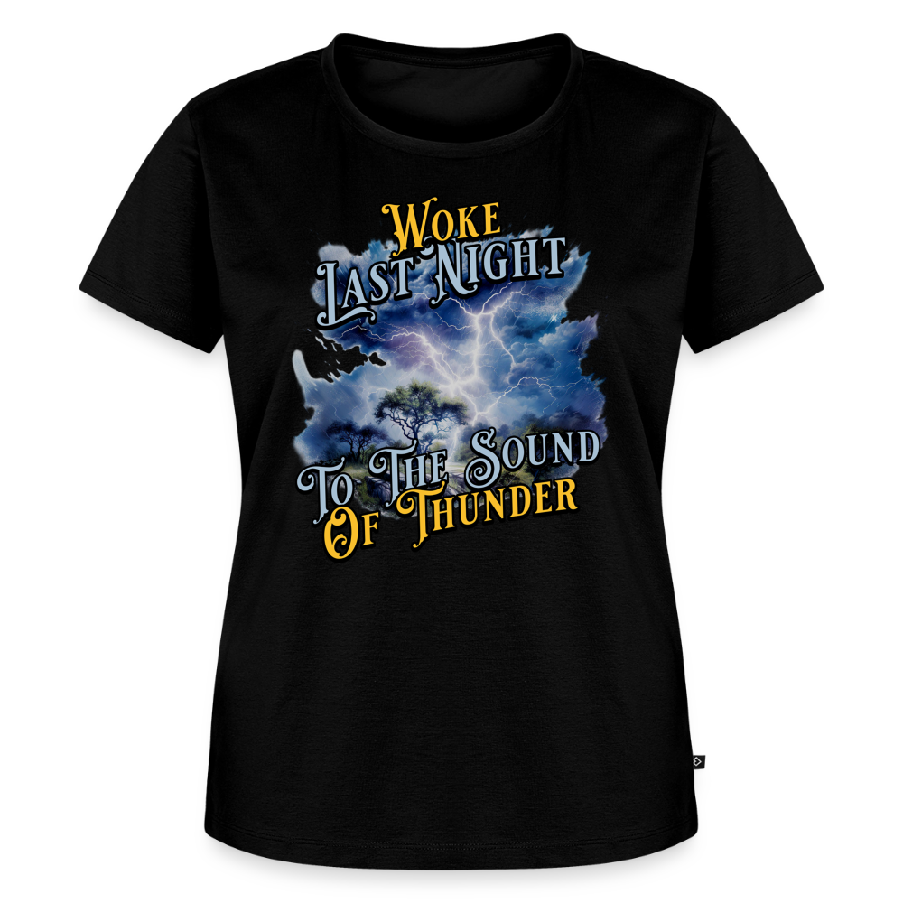 Woke Last Night Ladies T-Shirt - black