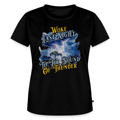 Woke Last Night Ladies T-Shirt - black