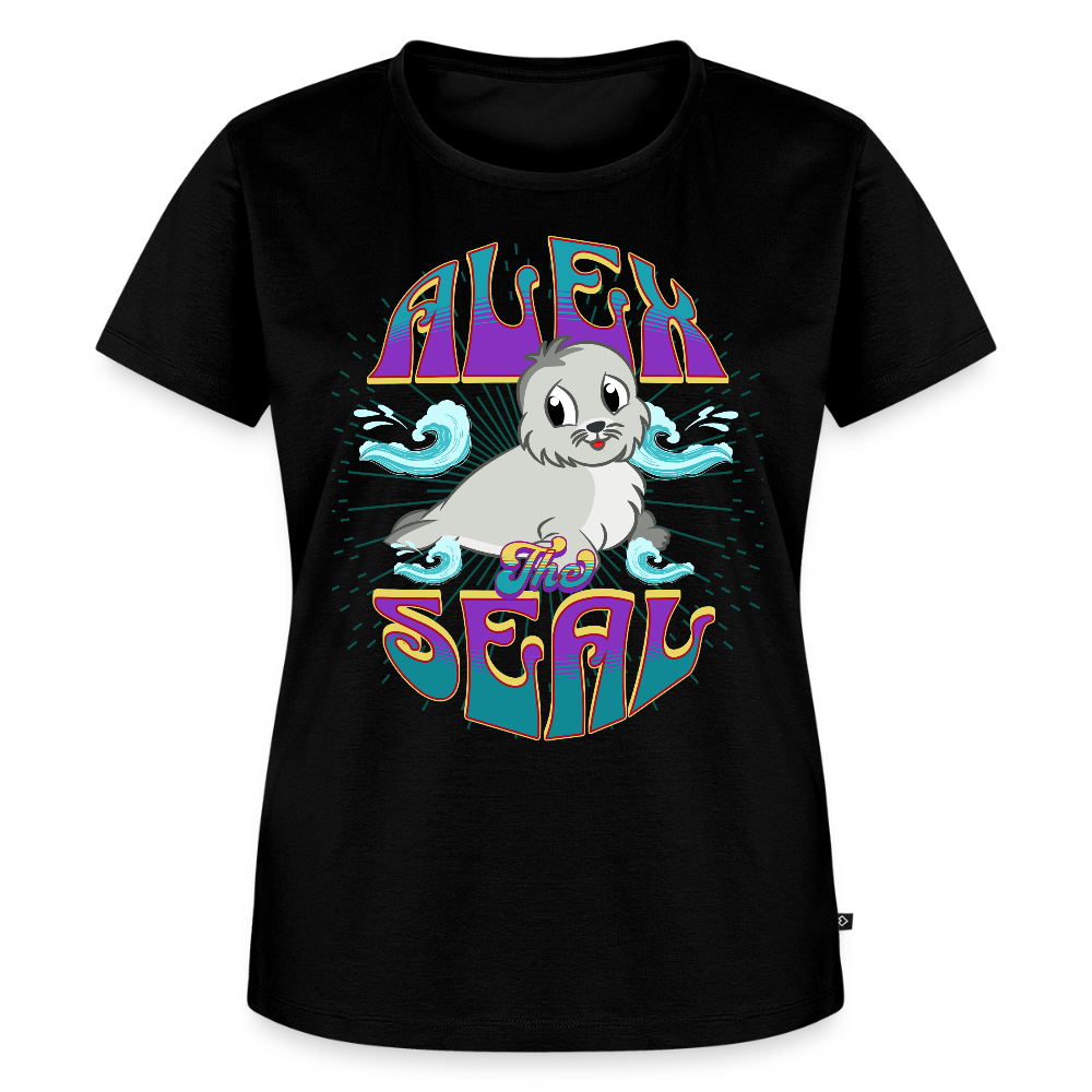Alex The Seal Ladies T-Shirt - black