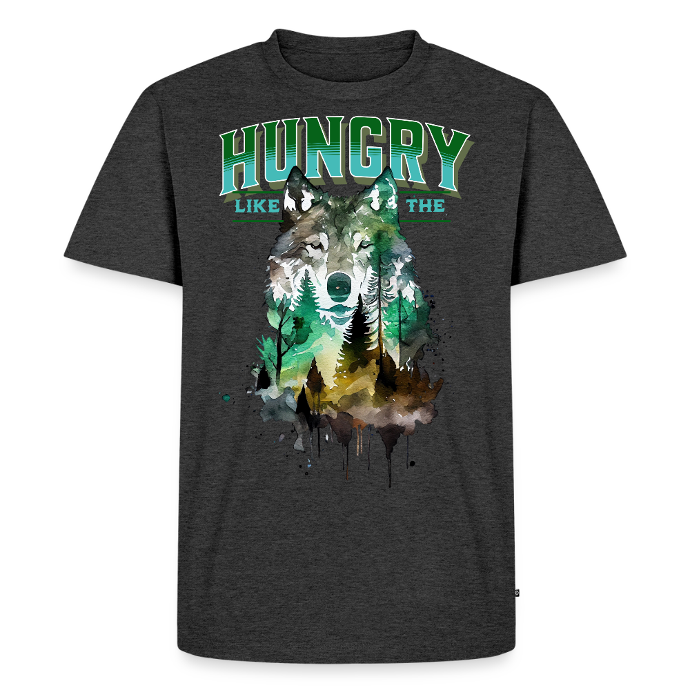 Hungry Like The Wolf T-Shirt - heather anthracite