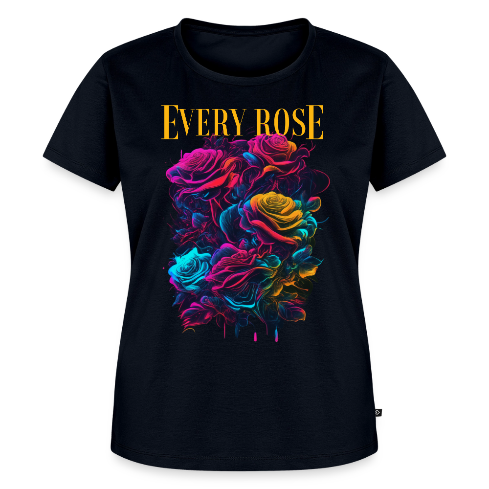 Every Rose Ladies T-Shirt - navy
