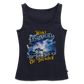 Woke Last Night Ladies Tank Top - navy