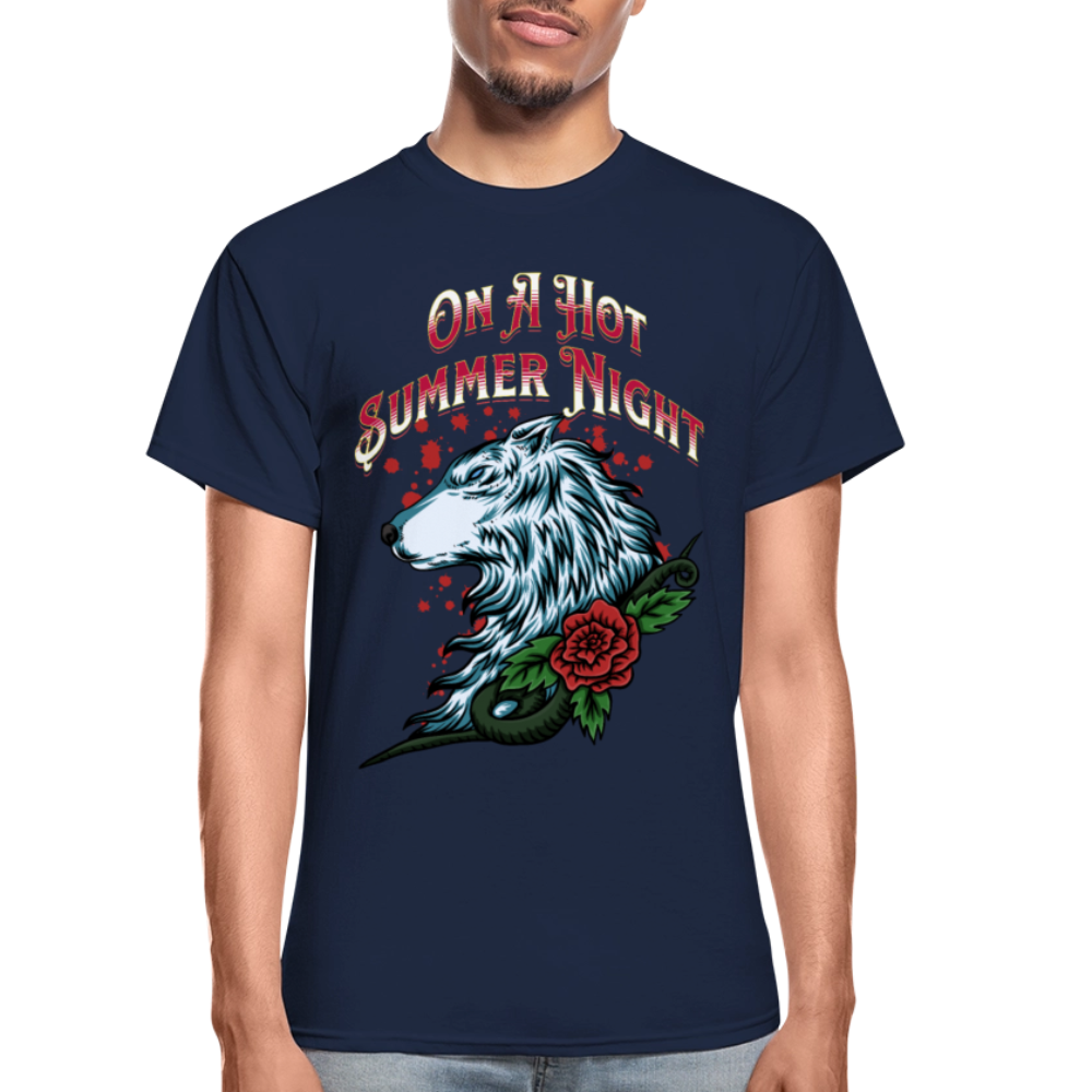 Hot Summer Night T-Shirt - navy