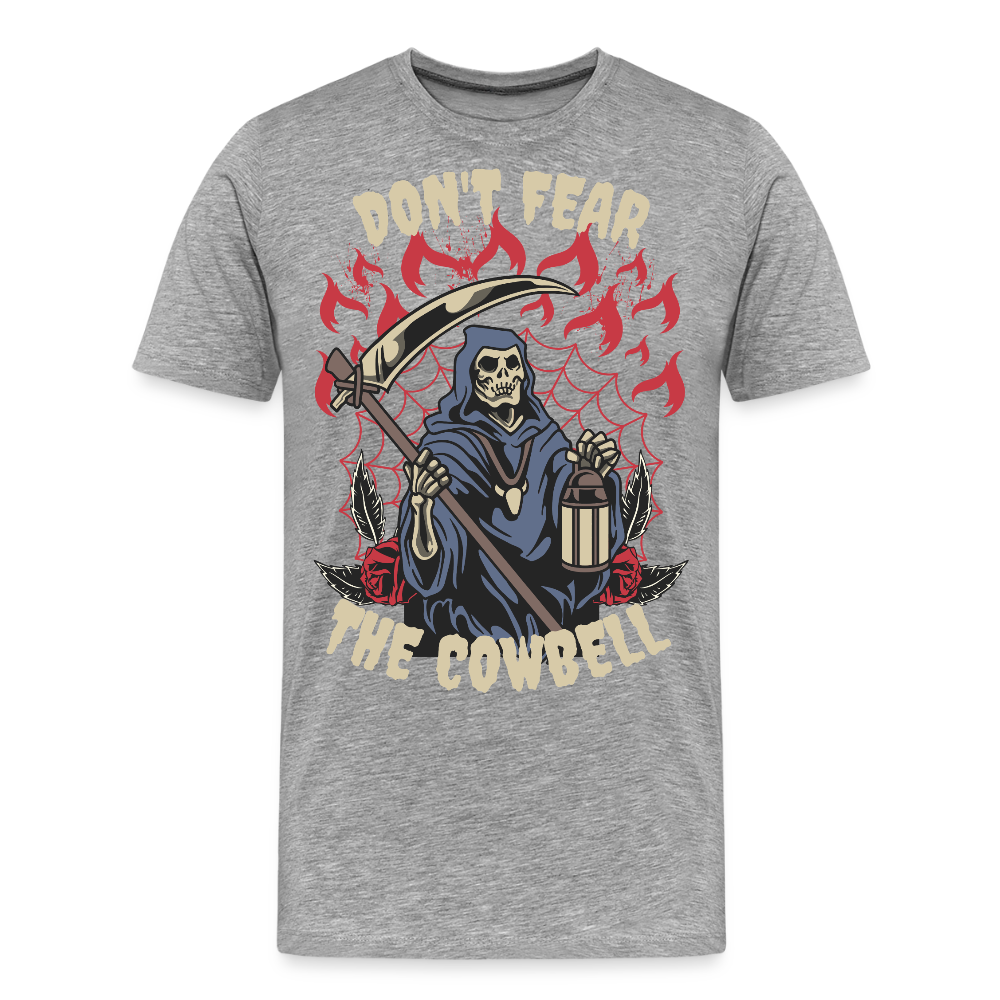 Don't Fear The Cowbell T-Shirt - heather gray