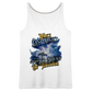 Woke Last Night Ladies Tank Top - white