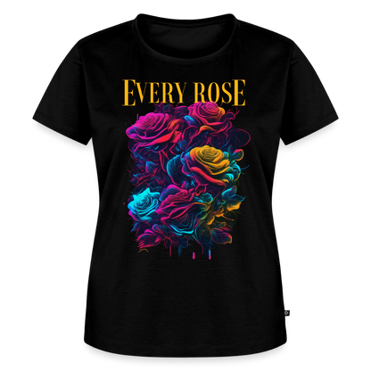 Every Rose Ladies T-Shirt - black