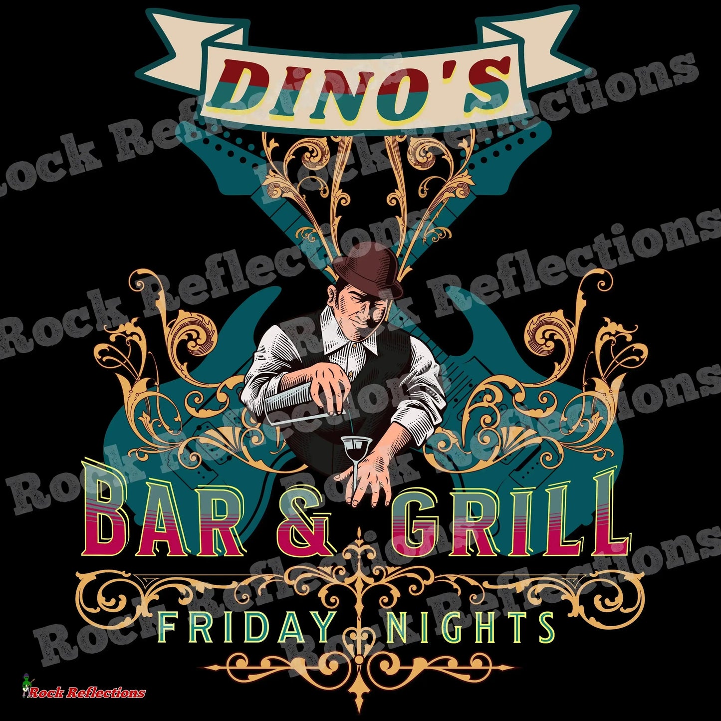 Dino's Bar & Grill T-Shirt SPOD