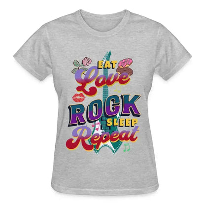 Eat Love Rock Sleep Repeat T-Shirt SPOD
