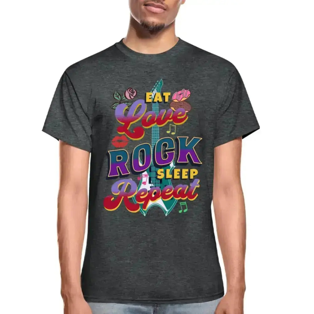 Eat Love Rock Sleep Repeat T-Shirt SPOD
