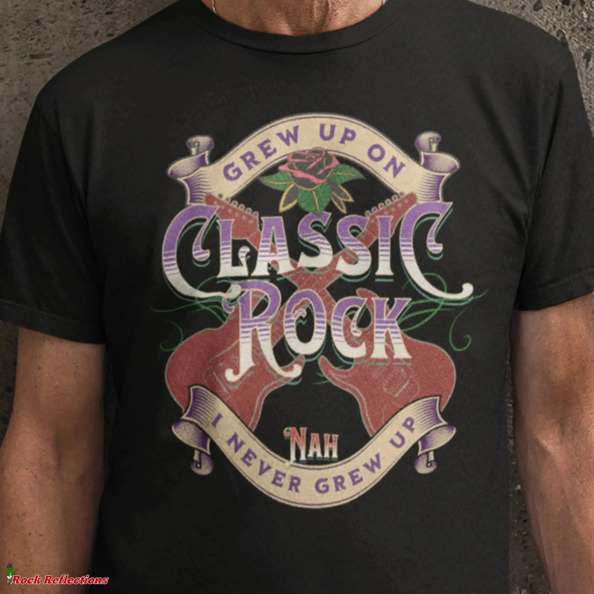 Grew Up On Classic Rock T-Shirt SPOD