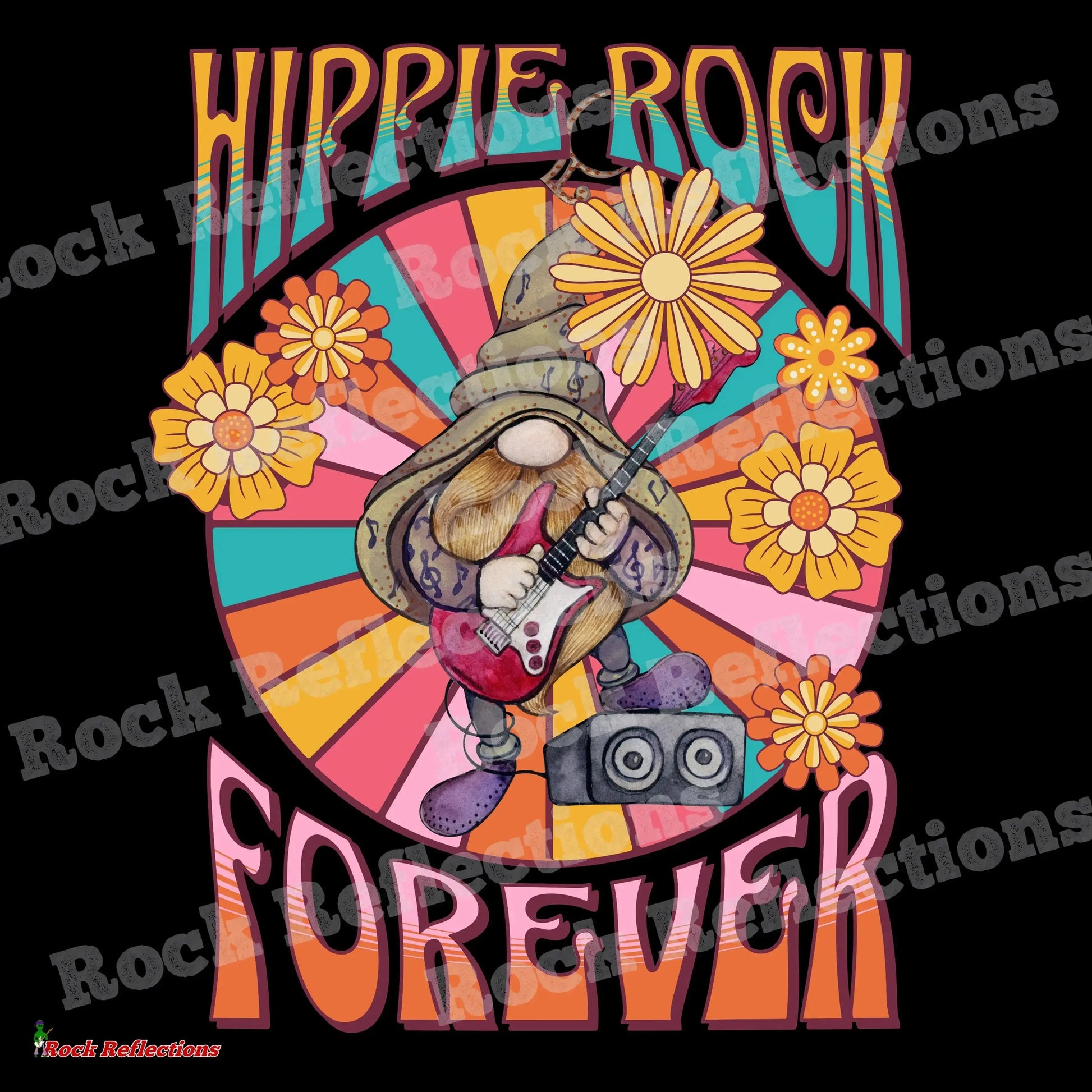 Hippie Rock Forever T-Shirt SPOD