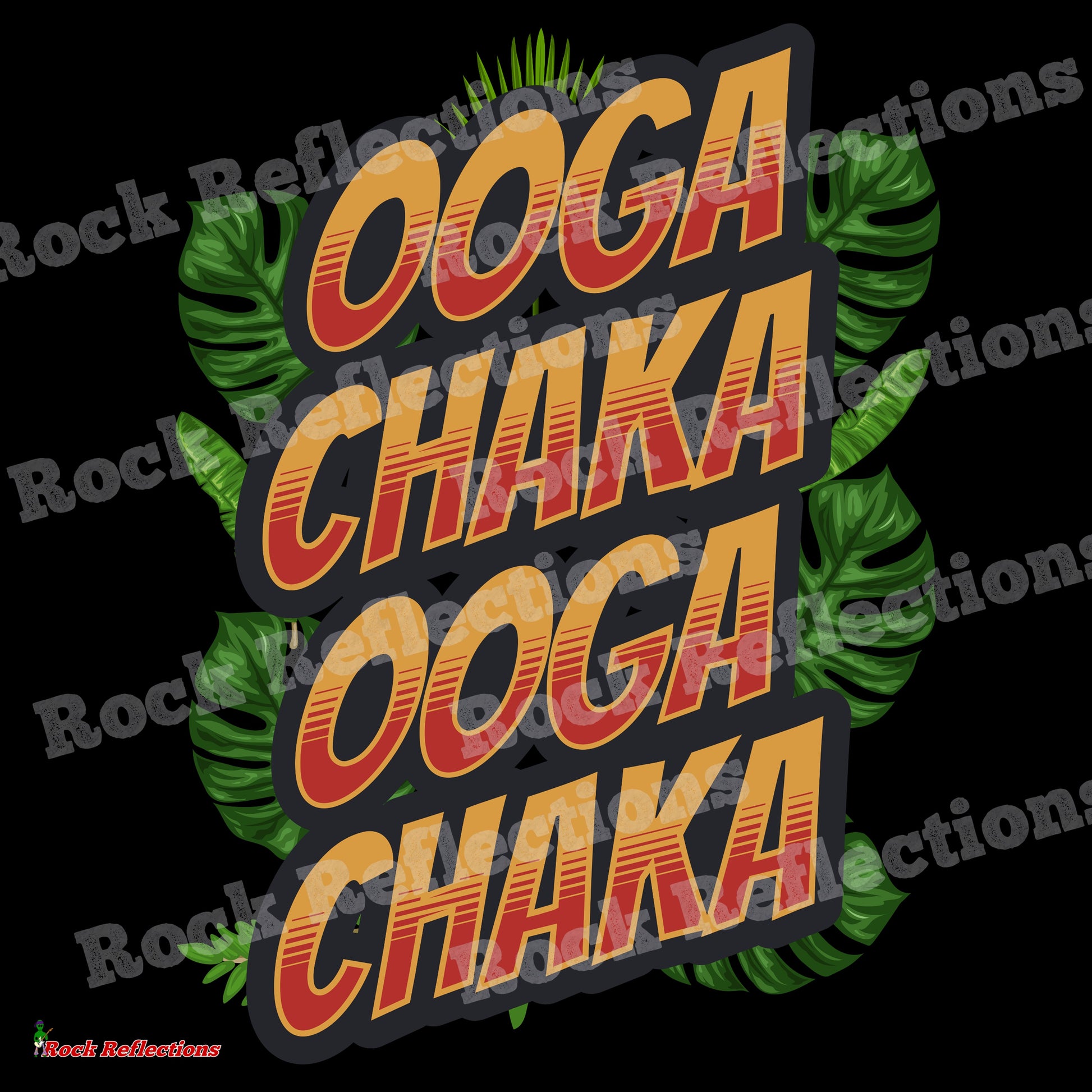 Ooga Chaka Black Mug CustomCat