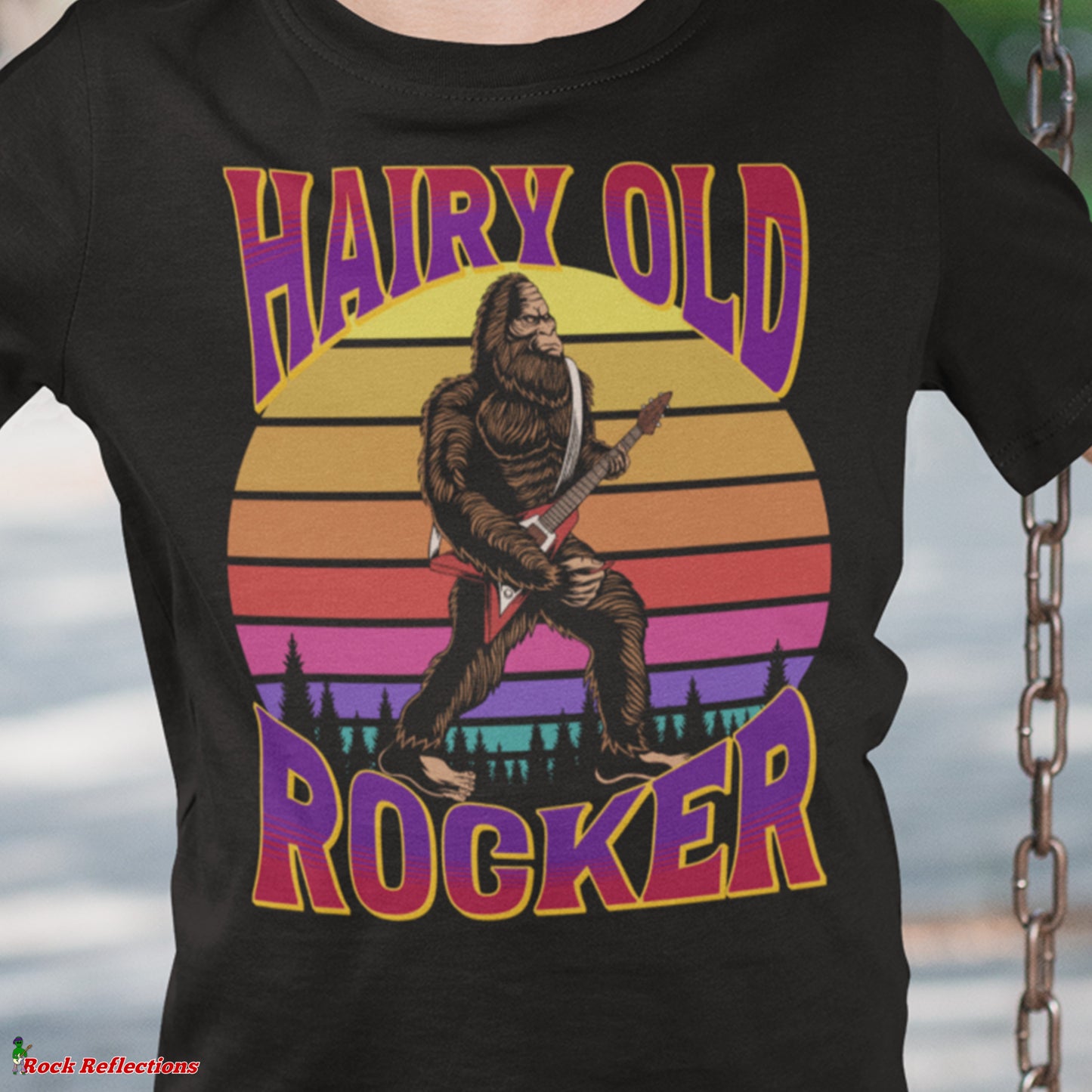 Bigfoot Hairy Old Rocker T-Shirt SPOD